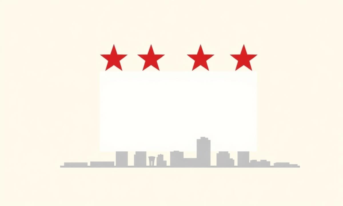 Simple review card with stars above a stylized Fort Worth skyline, representing Google review velocity for Fort Worth local businesses
