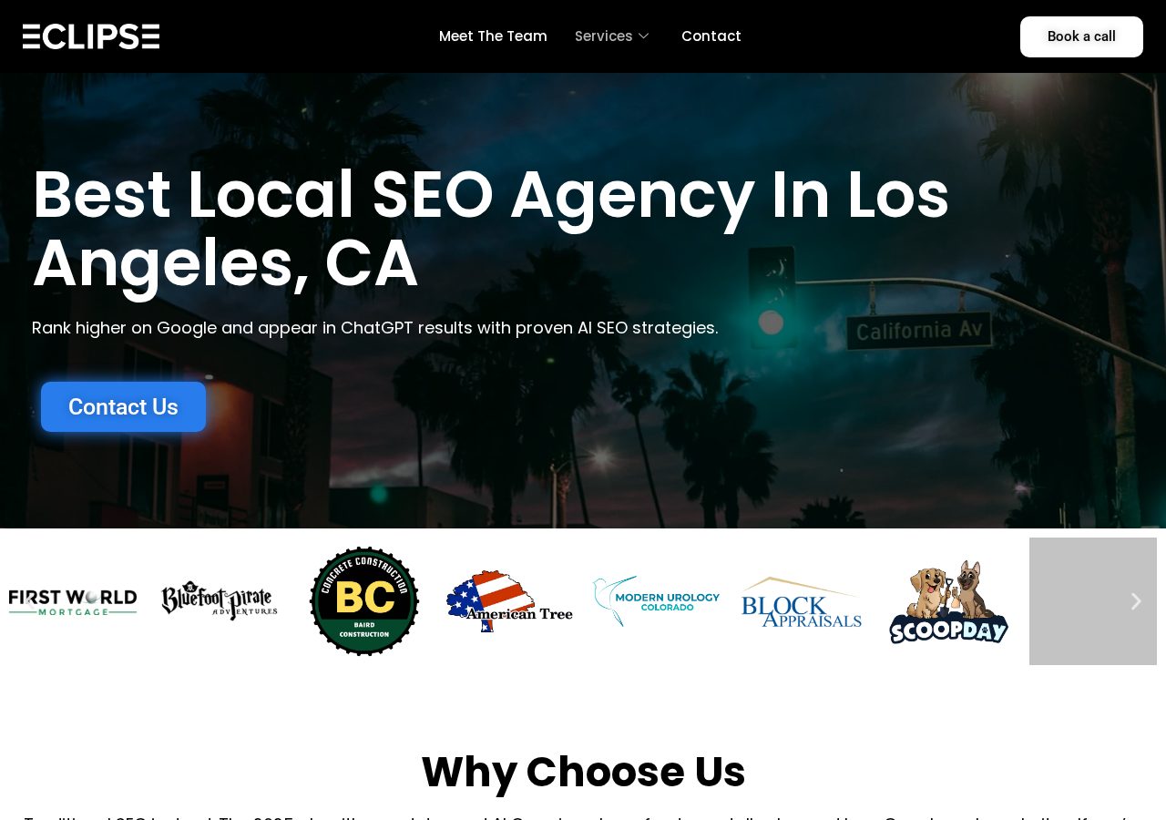 Homepage screenshot of Eclipse Marketing