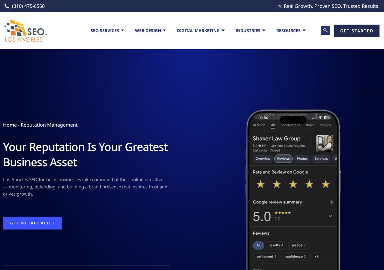 Homepage screenshot of Los Angeles SEO Inc