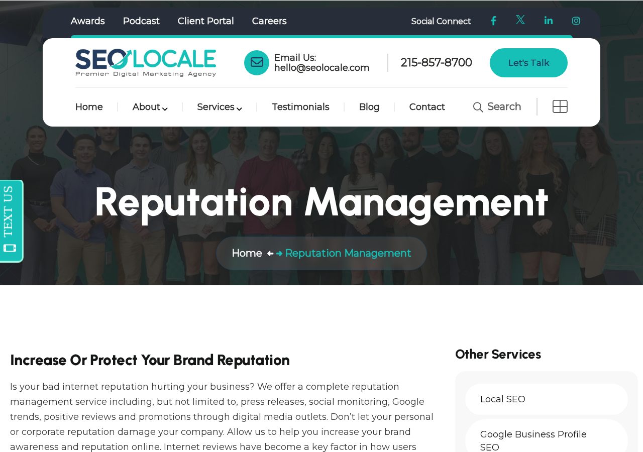 Homepage screenshot of SEO Locale